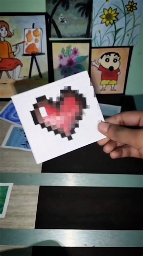 “Easy Heart Painting for Beginners ❤️✨”