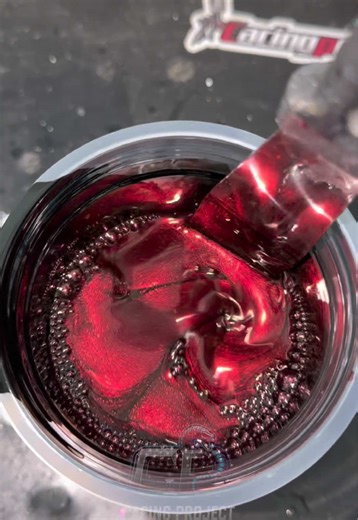 Repainting a Vario Body in Moonlight Red