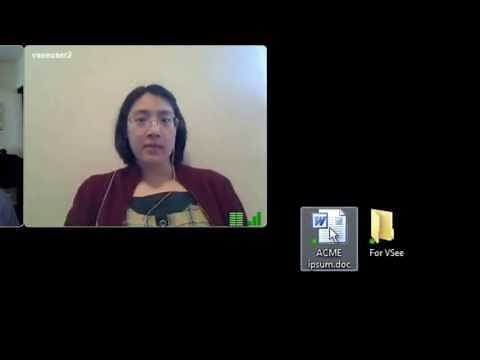 VSee Tutorial - Sending file
