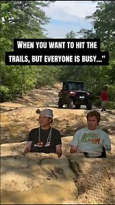 When you want to hit the trails, but everyone is busy...
