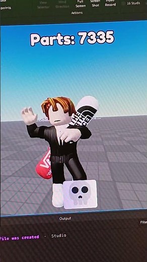 spawn parts until your computer crashes...