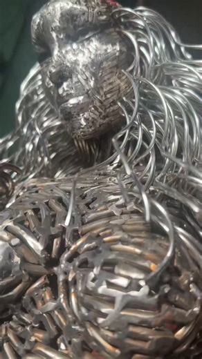 Work in progress #art #sculpture#madewithlove | Georgie Poulariani metal sculptor