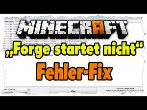 Forge-Fehler: Minecraft-Launcher startet nicht! (Fehler-Fix Tutorial) [Deutsch|HD+]