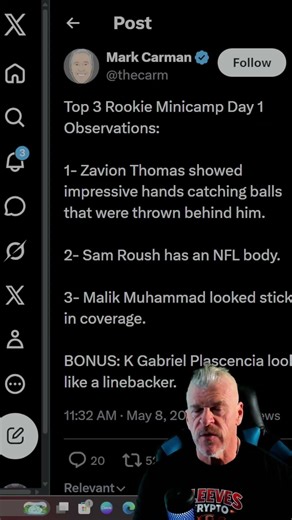 Zavion Thomas already IMPRESSIVE after the first Rookie DAY! #ChicagoBears #NFL #Rookie