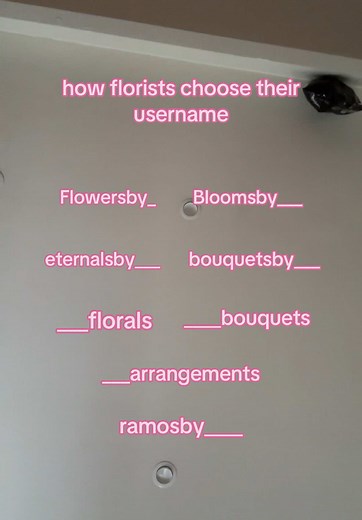 Creative Florist Username Ideas for TikTok
