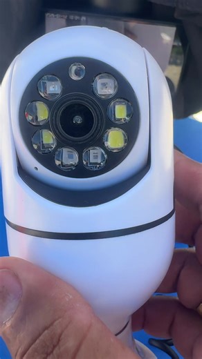 Câmera Lampada Hd-360 Wi-fi #cameralampada