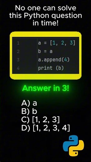 Can you solve this tricky python question? #coding #python