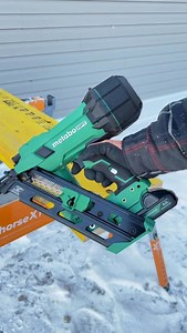 Check out this New framing nailer from @metabohpt It’s one of if not the lightest and fastest battery powered nailer on the market. • This Nailer is currently $60 off and includes a free MultiVolt battery, only in the U.S. at Lowe’s. • The Details are linked in my Profile. #metabohptpartner | Kruger Construction
