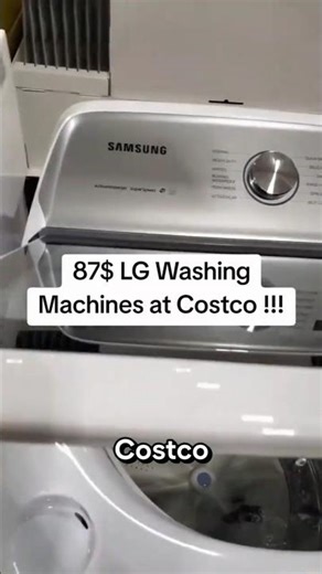 Costco $87 Washing Machine GLITCH 😱#shorts #costco #costcodeals #clearance #shoppinghacks #deals