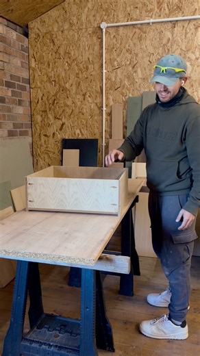 MDF oak drawer box 📦 #diy | Scott DIY