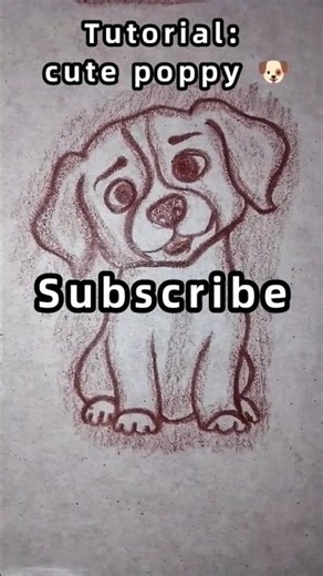 How to Draw a Baby Puppy? 🐕 Easy!​