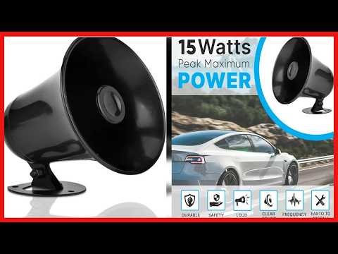 Compact 5-Inch Trumpet Speaker: Clear, Loud Sound for Any Space