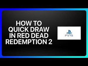 How To Quick Draw In Red Dead redemption 2 In Ps5 Tutorial