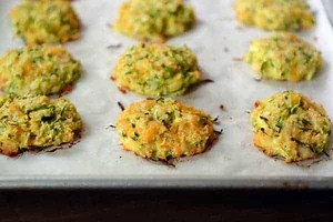 Baked Cheesy Zucchini Bites