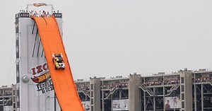 Video: Life-Size Hot Wheels Car Completes World Record Jump