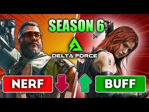 Delta Force Season 6 Operator Balance Changes – Biggest Buffs & Nerfs Explained !
