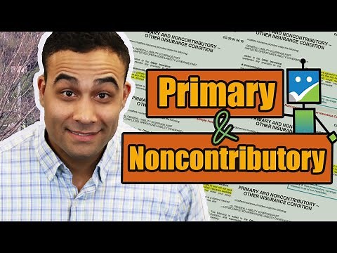 What does Primary and Non-contributory mean?