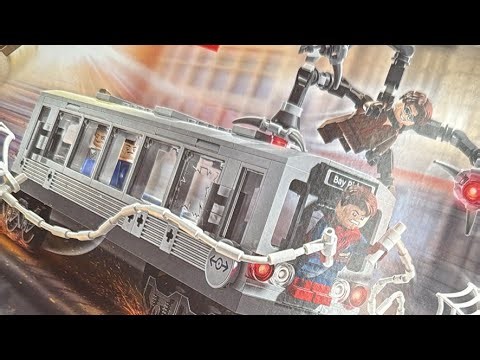 LEGO Marvel Spiderman Subway train live build