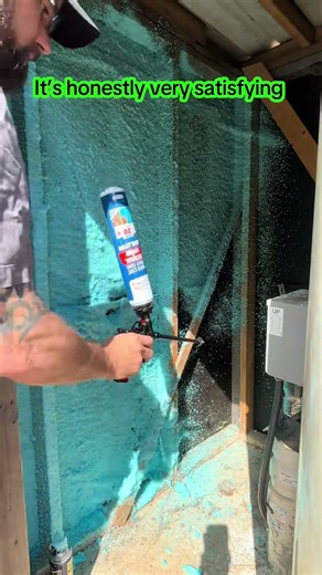 DIY Insulation Spray Foam Hack #sprayfoam #doityourself