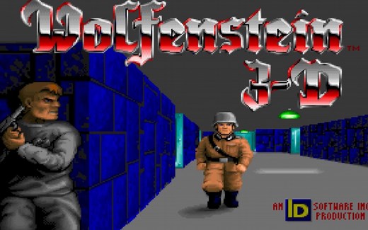 《德军总部3D(Wolfenstein 3D)》(1992)通关视频