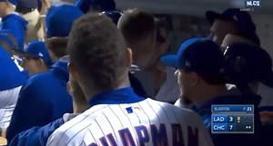 8 years ago today, Miguel Montero smashed a pinch-hit grand slam in the bottom of the 8th inning of Game 1 of the 2016 NLCS against the Dodgers. Dexter Fowler followed with a solo blast to right field. Wrigley was alive! #DieHardCubsFan | Die Hard Cubs Fan