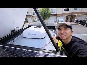 Adding a 48v CountryMod Air Conditioner to our DIY Sprinter Van (Full Install)