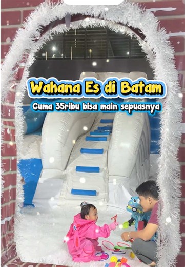 PROMO SPECIAL MENYAMBUT LEBARAN😍 Dengan 35ribu udah bisa main es sepuasnya di Icelandia @mallbotania2 ☃️ Cobain eksperimen seru; •Slice Ice •Hujan Es •Making Cakepop •Face Painting •Playground ⏰Jam Buka 10.00 - 22.00 WIB 💸Harga Tiket Promo •Weekday 35.000/Sepuasnya •Weekend 45.000/Sepuasnya •Gratis 1 Pendamping •Include Mantel & Boats 📍Mall Botania 2 Batam Jl. Raja Alikelana, Belian, Kec. Batam Kota, Kota Batam, Kepulauan Riau 29433 #icelandia #batam #wahanasalju #funderlandindonesia