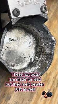 Fixing a dented pewter Imperial credit #pewter #metalcasting #restoration #starwars #randommetalguy