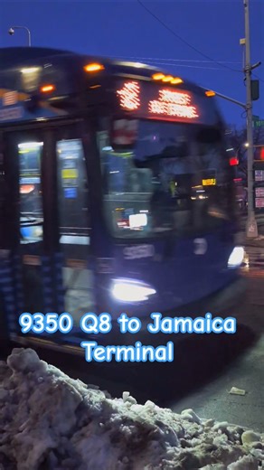 #MTA BUS: 9350 Q8 @ 101st Ave & Woodhaven Blvd #youtubeshorts #4k #Queens #music #rushhour #commute