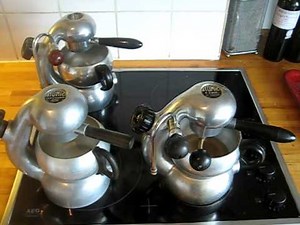 Atomic Coffee Machine Making Coffee - Step 1