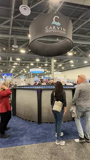 Above ground pool with more options. Lights, waterfalls, different panel styles and liners #pool #poolguys #work #show #vegas #fyp #foryou