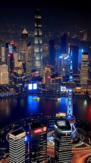 Shanghai 🇨🇳 #travel #usa #nightveiw #skytower #china