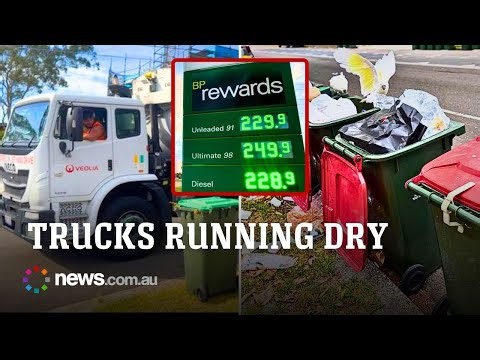 Rubbish collections at risk as diesel shortages hit Australia