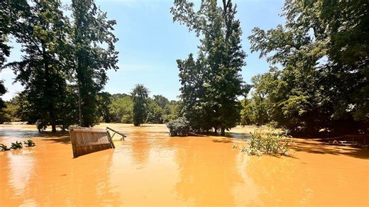Chantal dumps rain and record flooding from Eno River on Durham