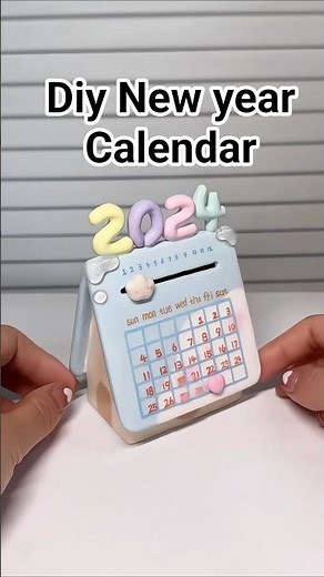 No Glue ❌ No Tape ❌ Diy New year calendar🤩 #diy #craft #viral