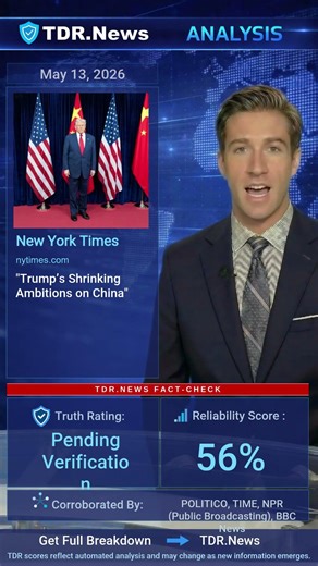 TDR — 2026-05-13 — Trump’s Shrinking Ambitions on China