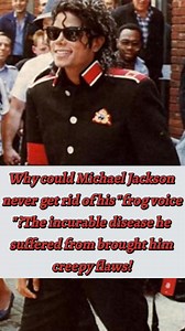 16K views · 701 reactions | Why could Michael Jackson never get rid of his ＂frog voice＂？The incur... | Celeb Drama | Facebook
