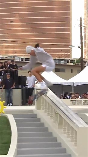 Street League Skateboarding on Instagram: "FOUR 9 CLUBS IN THE FINAL 🤯🤯🤯 @ginwoo.jp makes a STATEMENT with his win at #SLSVegas 🏆 Watch it all again on SLS YouTube right now"