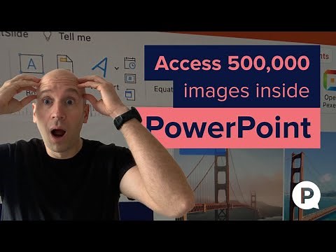 How to access 500,000 free images inside PowerPoint