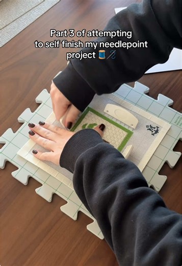 Self-Finishing Needlepoint Project Lessons Learned