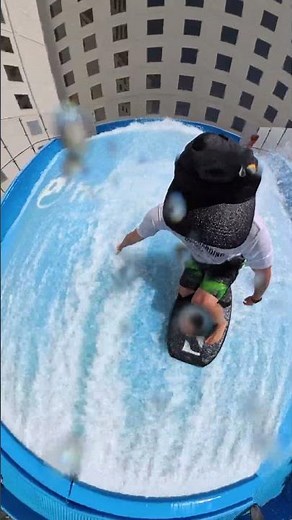 Bodyboard pov Nick Nguyen Flowrider Las Vegas Planet Hollywood Flowboard Surf