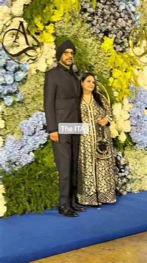 Sony TV CEO NP Singh with wife present at Grand wedding reception of Anand Pandit’s daughter #Aishwarya. #npsingh #AnandPandit NP Singh, Anand Pandit, Aishwarya, Wedding Reception | Indian Television Academy