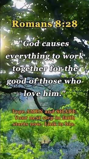 Watch this if nothing makes sense right now (Romans 8:28)