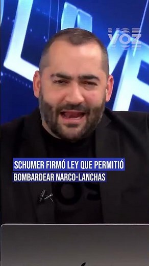 Chuck Schumer firmó la ley que permite los bombardeos a narco embarcaciones décadas atrás #shorts