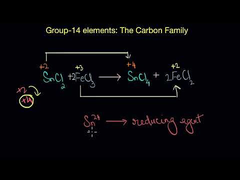 Oxidising and reducing nature of group-14 elements | The p-block elements | Chemistry | Khan Academy