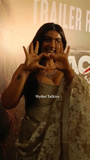 Actress Zayn Marie at Dacoit Movie Trailer Rage Event #zaynmarie #dacoitmovie #mrunalthakur