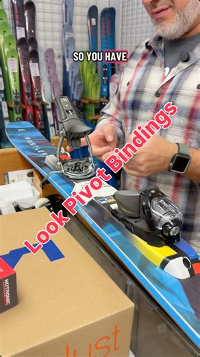 Look’s Pivot bindings are one of our most popular. Here’s why. #skigear #skiing #pivotbinding #skitok @lookbindings | Sno-Haus Ski Shops