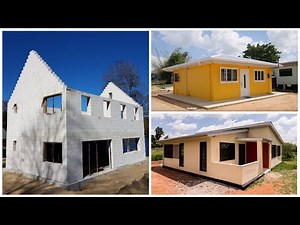 Low cost house made of lightweight cellular concrete construction system