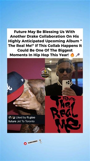 Future & Drake Could Collab Again On New Album "The Real Me" 🔥🎤#Future #Drake #NewAlbum #HipHop