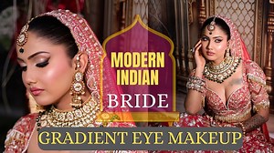 219K views · 4.7K reactions | Gradient eye make up technique for upcoming bridal season | ￼ Indian bridal make up look with gradient eyes | Goldy Hunjan Makeup Studio | Facebook